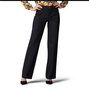 Women's Lee® Flex Motion Trouser Pants size 8 Regular black